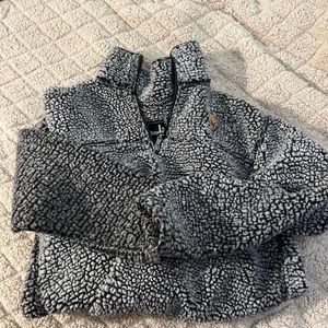 Quarter-Zip Pullover ASU Boxercraft Fuzzy jacket